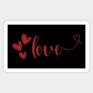 Love Valentine's Day, Love Heart Magnet